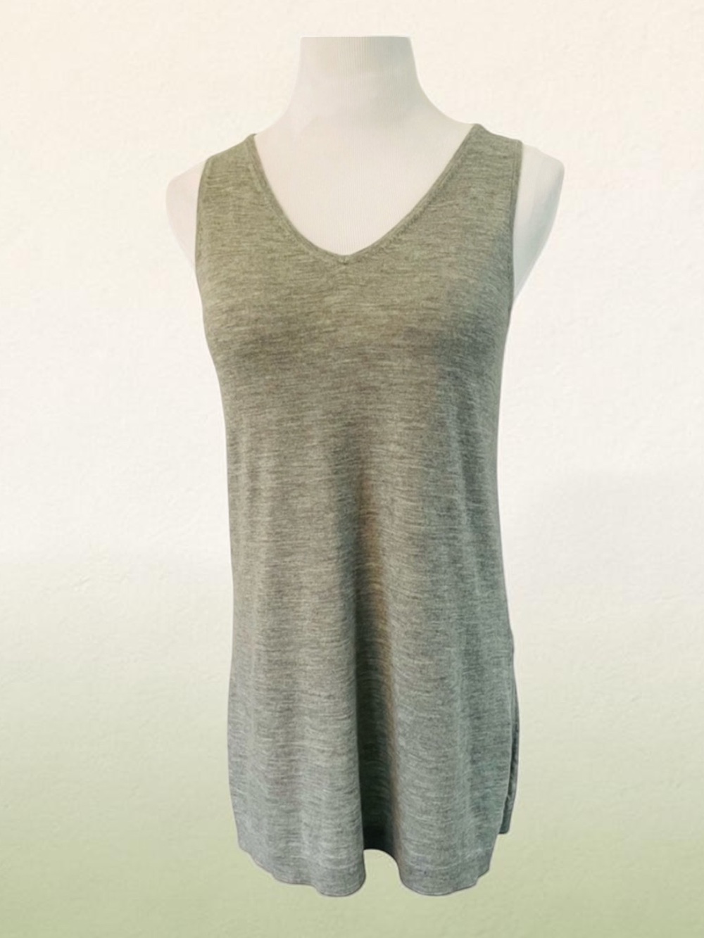 New! KINROSS CASHMERE LONG TANK TUNIC SIZE MEDIUM